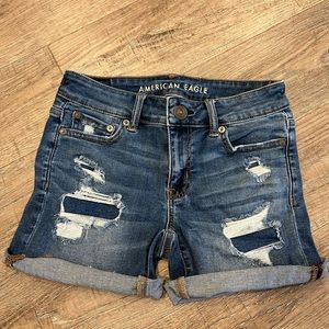 American Eagle Midi Shorts Size 0